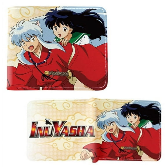 Flying Inuyasha & Kagome - Inuyasha 4x5" Bi-Fold Wallet