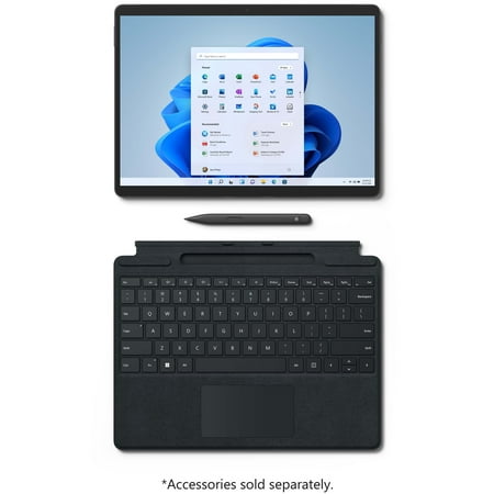 Microsoft - Surface Pro 8 – 13” Touch Screen – Intel Evo platform Core i7 – 16GB Memory – 256GB SSD – Device Only (Latest Model) - Graphite