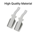 thumbnail image 3 of Lazer Lazy Shoe Helper Portable Sock Slider | Handled Shoe Horn | Shoe Lifting Helper Easy on Easy Off | for Men & Women | Universal Size - Grey (2 Pieces), 3 of 9