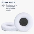 thumbnail image 3 of Almohadillas kwmobile compatibles con Sennheiser HD25 White, 3 of 8
