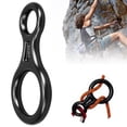 thumbnail image 3 of Figure 8 Descender, Climbing 35KN Figure 8 Rope Descender  Downhill Equipment Alloy Rigging Plate For Tree Cutting, Sailing, Window Cleaning, 3 of 8