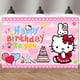 thumbnail image 2 of Fondo rosa de Hello Kitty, decoración para fiesta de cumpleaños de niña, fondo de fotografía de gatos de vinilo, cartel para Baby Shower, accesorios de estudio, 2 of 5