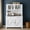 White, variant on 63" Kitchen Pantry Cabinet with Microwave Stand & Drawers, Large Storage Hutch with Adjustable Shelves, Freestanding Coffee Bar Station for Kitchen, Dining Room