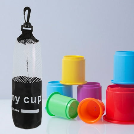 LOLIPPYY Multi Color Mesh Cup Bag for Storage with Breathable Drawstring Design