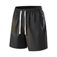 thumbnail image 7 of TrendOFT Women's Quick Dry Shorts Drawstring High Waisted Bermuda Athletic Running Shorts with Pockets Black L, 7 of 7