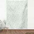 thumbnail image 3 of Ambesonne Agave Fabric by the Yard Upholstery, Cactus Tropical Plants Pots, 10 Yards, White and Multicolor, 3 of 4