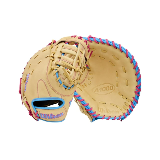 Guante de béisbol Wilson A1000 12.5" para primera base, para mano derecha