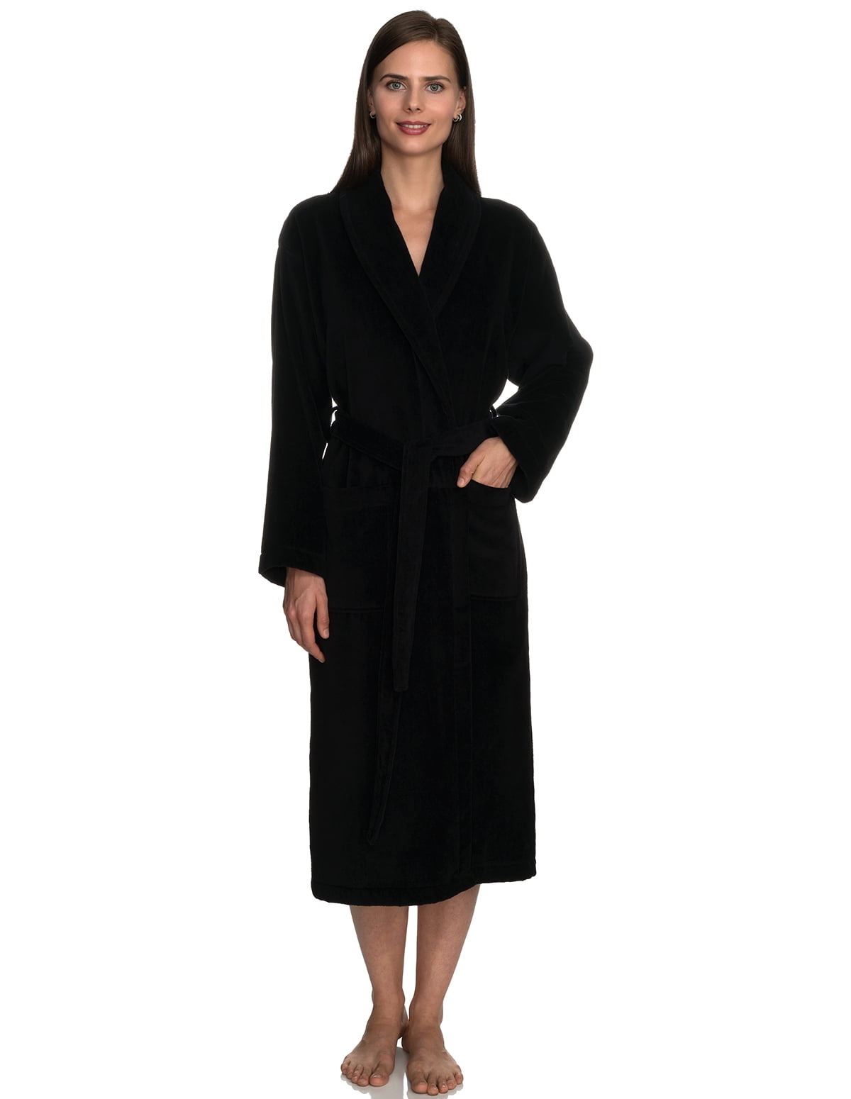 TowelSelections Women's Robe Turkish Cotton Terry Velour Bathrobe