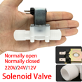 thumbnail image 1 of 1/2" 3/4" Male Thread Solenoid Valve AC 220V DC 12V 24V Water Control Valve Controller Switch Normally Closed Normally Open, 1 of 5