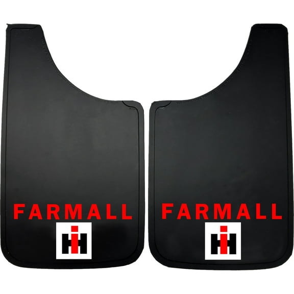 2 Piece 11"x19" Farmall IH International Harvester Easy Fit Mud Flaps Splash Guards Car Truck SUV