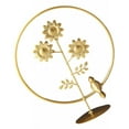 thumbnail image 3 of Axioma Flower Sculpture Decorations Centerpieces Metal Leaf Statue Figurine for Bedroom Sun Flowers Bird, 3 of 10