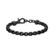 thumbnail image 1 of Pulsera AX Armani Exchange negra de acero inoxidable para hombre, 1 of 7