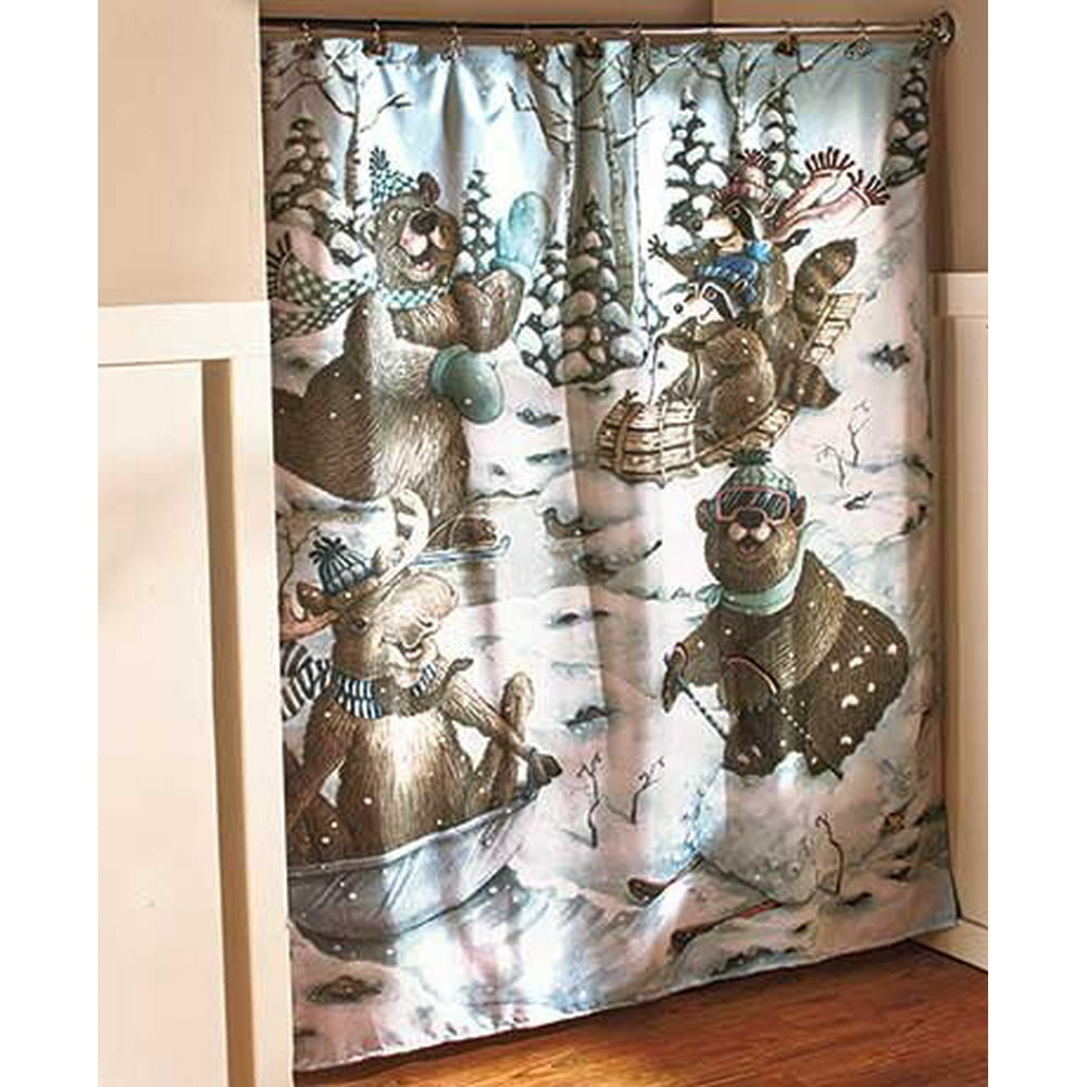 Winter Fun Bathroom Collection ( Shower Curtain )