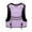 Purple, variant on Hydration Vest Rucksack Adjustable Hydration Pack for Camping Hiking Cycling Gray