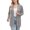 Grey, variant on Kid Girls Lightweight Long Sleeve Solid Color Open Front Duster Cardigan Sweater Thin Fashion Coat with Pockets Summer Fall Outfit (Grey, 11-12 Years)