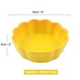 thumbnail image 3 of Qeeadeea Small Round Baking Dish Set Of 2, Round Ceramic Pie Plate, Colorful Ceramic Casserole Dish-yellow-15x15x5cm, 400ml, 3 of 7