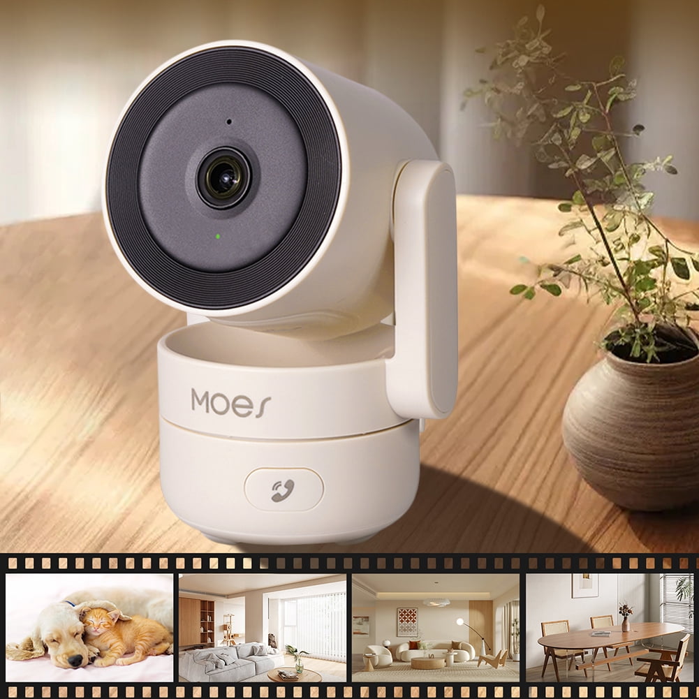 WiFi Panoramic Patrol Monitor Motion Detection 4MP HD Home Security IP ...