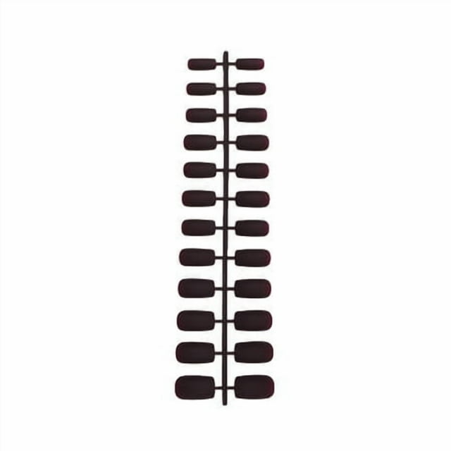 1 Set Glue on Nails Medium Length Files Decorative DIY Manicure Stick Full Cover Wraps Art Decals Artificial Beauty Tool Manicure Kit Decorations 12