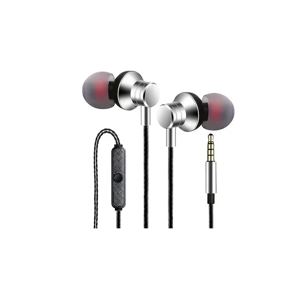 VIGOR- Wired Earbuds With Mic – Stereo Bass In-Ear Headphones 3.5Mm Jack