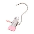 thumbnail image 3 of Rotatable Stainless Steel Hook Clamp, Hanging Hook for Clothes and Hat for Wall Mount or Rod Attachment Use for Home Black, 3 of 3