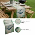 thumbnail image 5 of Whale Coastal Table Runner - 70 Inch Long, Kitchen Dining Table Runner Dresser Scarves, Vintage Nautical Ocean Starfish Compass Farmhouse Decor for Coffee Tables Wedding Party Banquet, 5 of 8