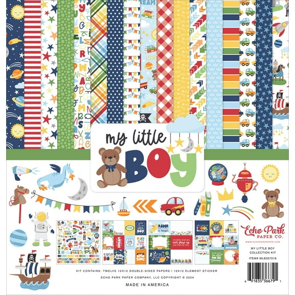 Echo Park Collection Kit 12"x12" - My Little Boy