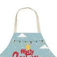 thumbnail image 4 of nvzhuang Christmas Family Matching Kitchen Apron Tree Gnome Animal Letter Print Casual Fashion Parent-Child Apron, 4 of 4