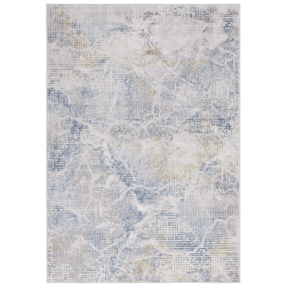SAFAVIEH Palma Isabel Abstract Area Rug, Beige/Light Blue, 5'5" x 7'7"