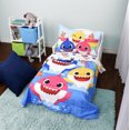 thumbnail image 1 of Baby Shark 2 Piece Toddler Bedding Set including Comforter and Pillowcase, 1 of 9