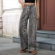 thumbnail image 5 of Pantalones Vaqueros Holgados Y2K Tiro Medio, Estilo Boyfriend, con Estampado Leopardo y Pernera , Estilo Vaquera con Parches y Bolsillo para Mujer. Estampado de Leopardo S, 5 of 9