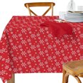 thumbnail image 2 of Cotton Table Cloth (52" X 72") (Snowflakes), 2 of 3