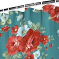 thumbnail image 3 of Pioneer Colorful Floral Shower Curtain for Bathroom Home Decor Bathtubs Waterproof Fabric Curtain with 12 Hooks 84x72in, 3 of 6