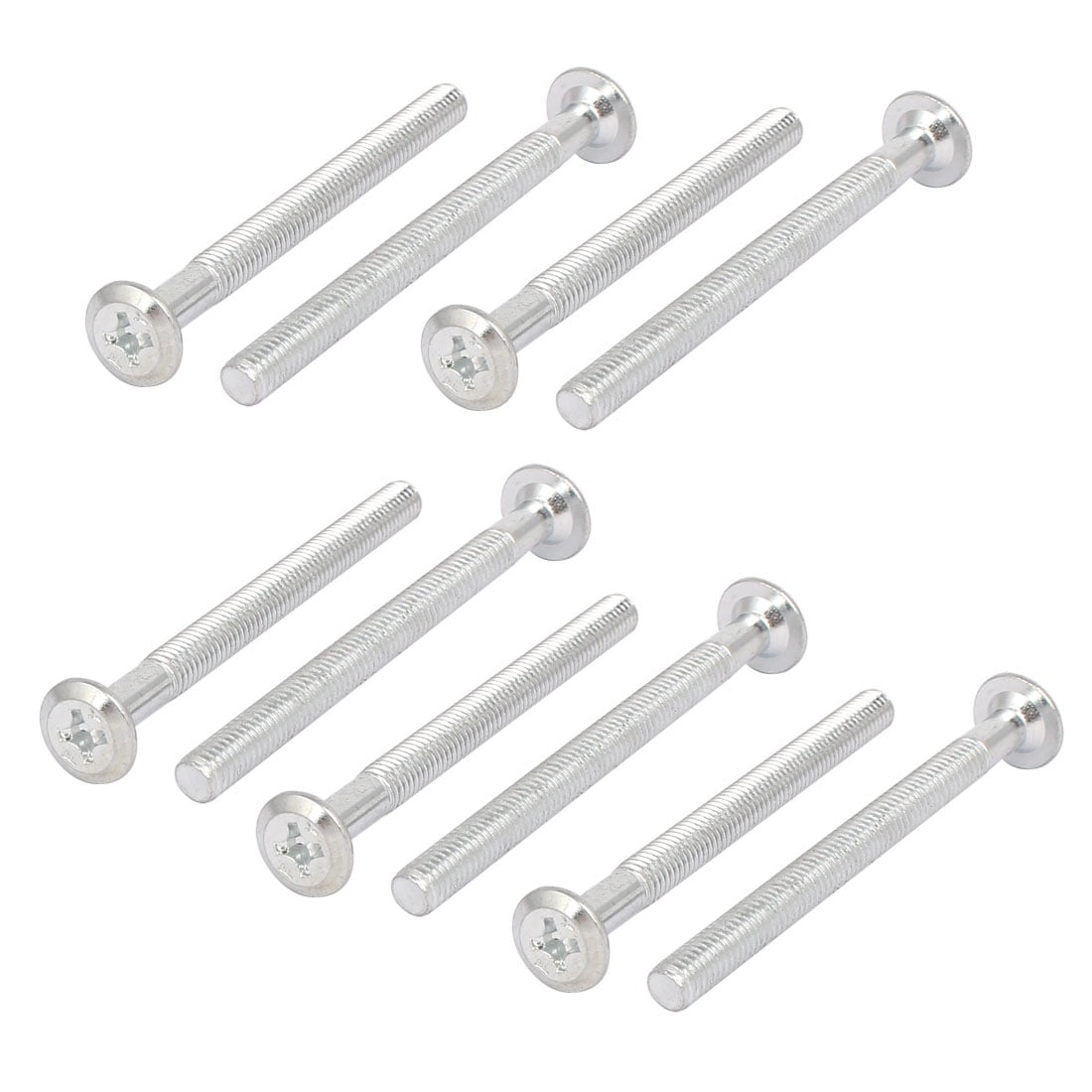 Uxcell M6x70mm Head Furniture Bolts Screws Connector Hardware Fittings