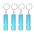 thumbnail image 2 of sunsanly 4Pcs Double Tube Emergency Whistles Clear Loud Sound Compact Size Portable Corrosion-Resistant Safety Survival Whistles with Keyring, 2 of 8