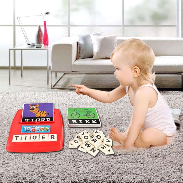Kids English Spelling Alphabet Letter Game Juguete Educativo de Aprendizaje temprano inglés ortografía juguetes Spptty no