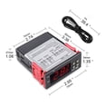 thumbnail image 3 of Contrôleur de Température Numérique STC-1000 Régulateur de Température Intelligent Réfrigérateur Support Chauffage Refroidissement Correction de Température avec Fonction Alarme, 3 of 8