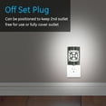 thumbnail image 4 of GE CoverLite LED Night Light, Dusk to Dawn, Geometric Design, Brushed Nickel, 11358, 4 of 7