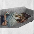 thumbnail image 6 of Urban Soft Flannel Fleece Throw Blanket, Street in Beverly Hills CaliforniPalm Trees Houses Famous City Photo, Cozy Plush for Indoor and Outdoor Use, 70" x 90", Pale Blue Peach Green, by Ambesonne, 6 of 6