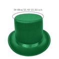 thumbnail image 2 of YAWUBT Magician Felt Top Hat for Adults, Butler Costume Top Hat, Ringmaster Hat, Steampunk Hat, Dress Up Party Hat, 2 of 6