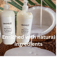 thumbnail image 3 of OLAZARAH Cocolux Rehydration Shampoo & Conditioner Set - 33 Fl Oz Each - Enriched with Coconut Milk & Sweet Almond Oil - Moisturizing Formula for Luxurious Hair  | For All Hair Types, 3 of 5