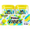 Trident Vibes, Sugar Free Ooh La Lemon, 40 Pcs, Pack of 4