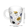 thumbnail image 2 of Yiaed Rocket Planets Print Ceramics Coffee,Large Handle Design,Extra Large Tea and Coffee Cup for Office and Home Mugs, 2 of 6
