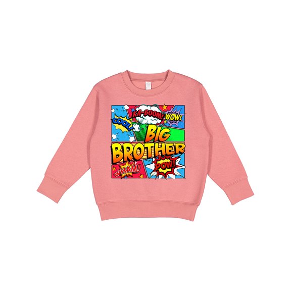 Inktastic Big Brother Comic Book Toddler Sweatshirt