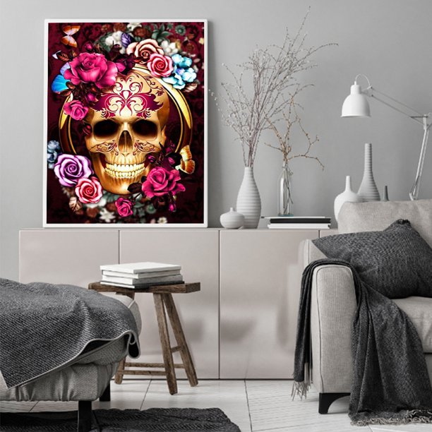 Cuadros Decorativos Pintura de diamantes de cristal 5D, Kit de mosaico redondo completo abstracto DIY, decoración del hogar Ndcxsfigh Nuevos Originales