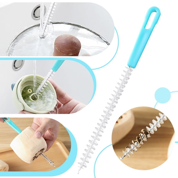 Straw Cleaner Brush,1/2/4/6-Piece 7.8in Cleaning Brush for Straws on Tumbler,Water Bottle,Sippy Cup,and Pipes,Tubes or Hummingbird Feeders