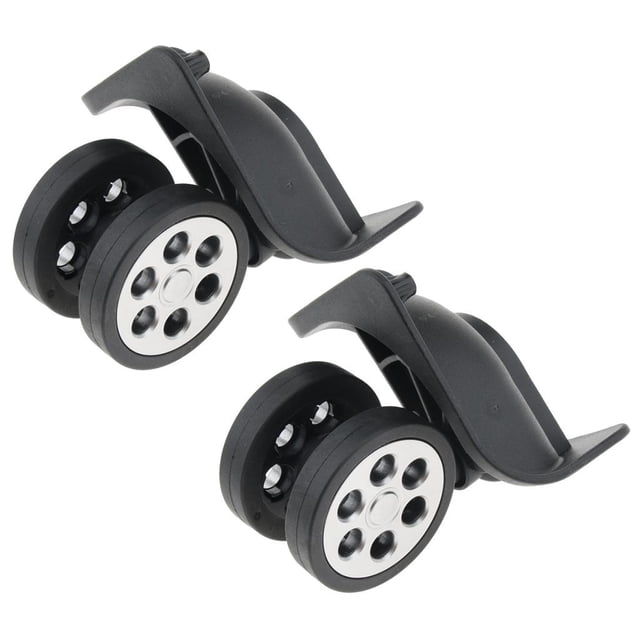 1 Par de Ruedas Porosas de Reemplazo para Equipaje Sunnimix para Maletas de Viaje A85