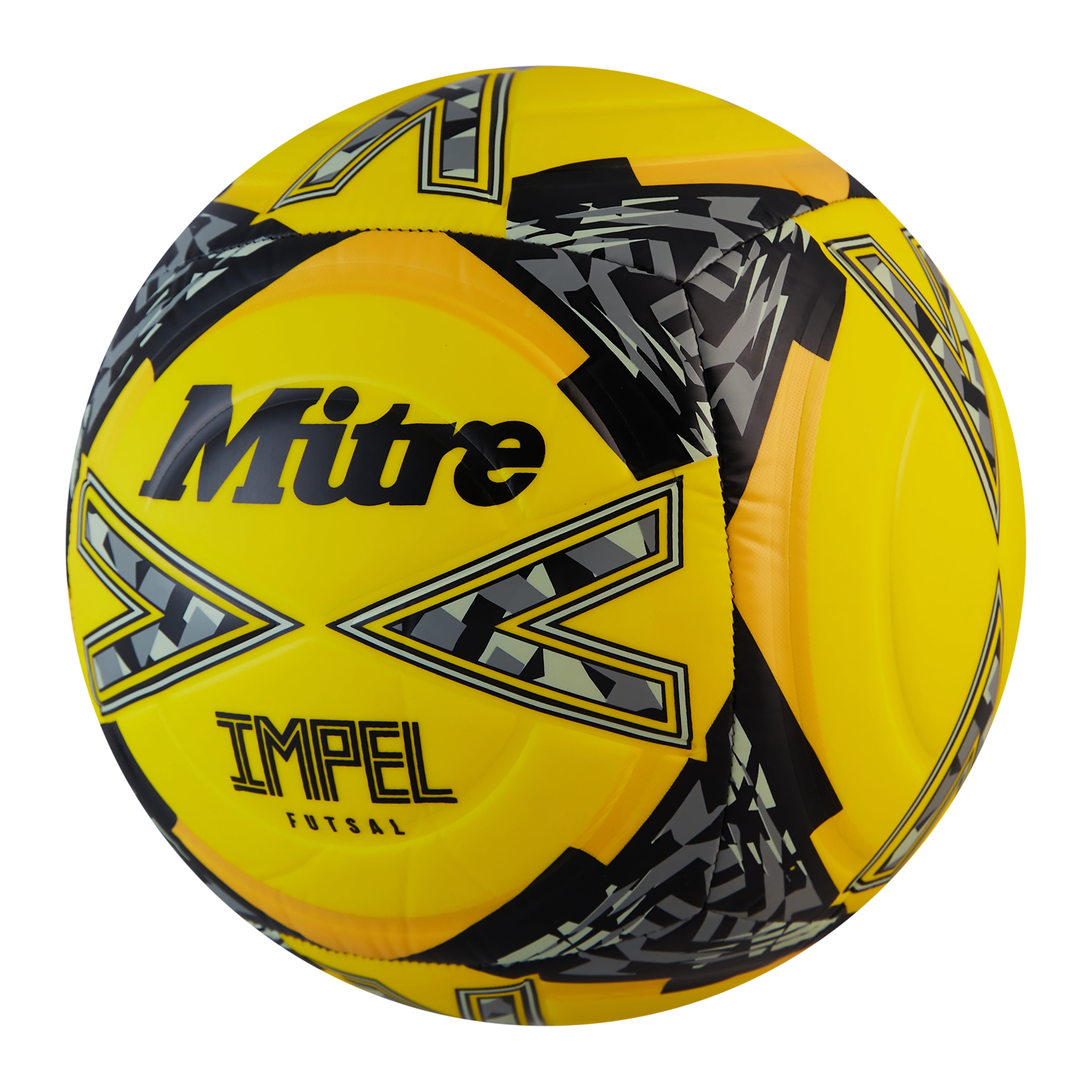 Mitre Impel Futsal Training Soccer Ball – Durable 6-Panel Construction – Soft-Touch Foam & Hyperflow Grooves – for Grass or AstroTurf – Sizes 3 & 4