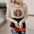 thumbnail image 1 of Qiopertar Liquidation Livraison Gratuite Mode Pull à Col Rond Imprimé pour Femmes Manches Longues Blouse à Capuche Chandail en Molleton Offres de la Semaine Moins de 5$, 1 of 5