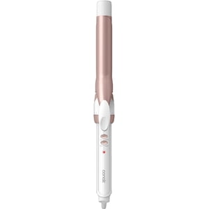 Conair Double Ceramic 1-Inch Curling Iron, White/Rose Gold