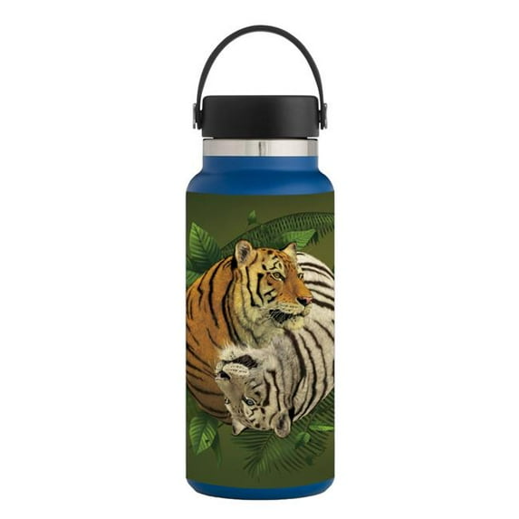 MightySkins HFWI32-Tiger Yin Yang Skin for Hydro Flask 32 oz Wide Mouth - Tiger Yin Yang